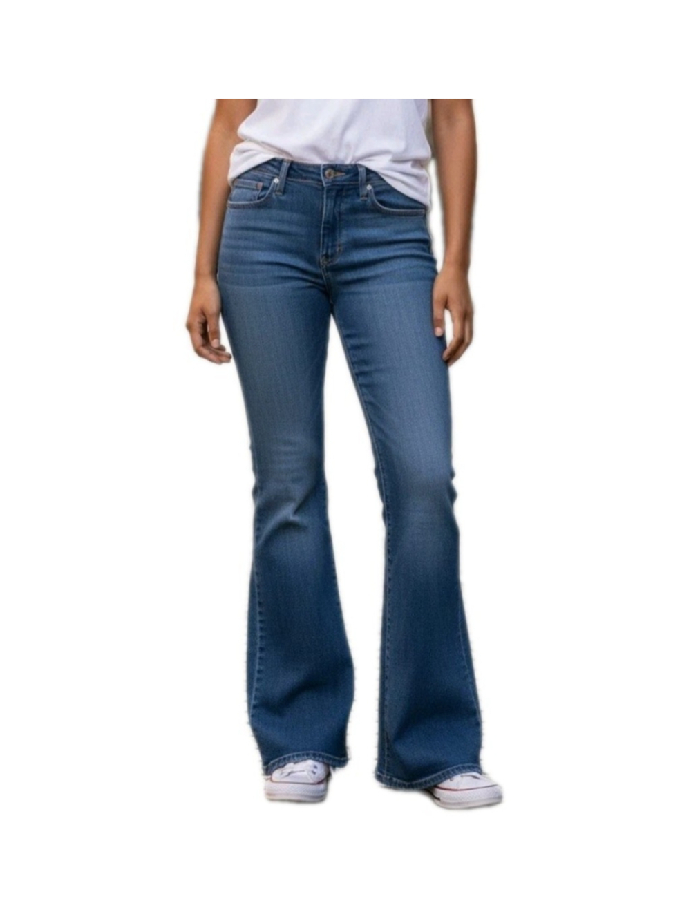 AG Adriano Goldschmied Women The Angel Bootcut Blue Denim Jeans 28R Inseam 33